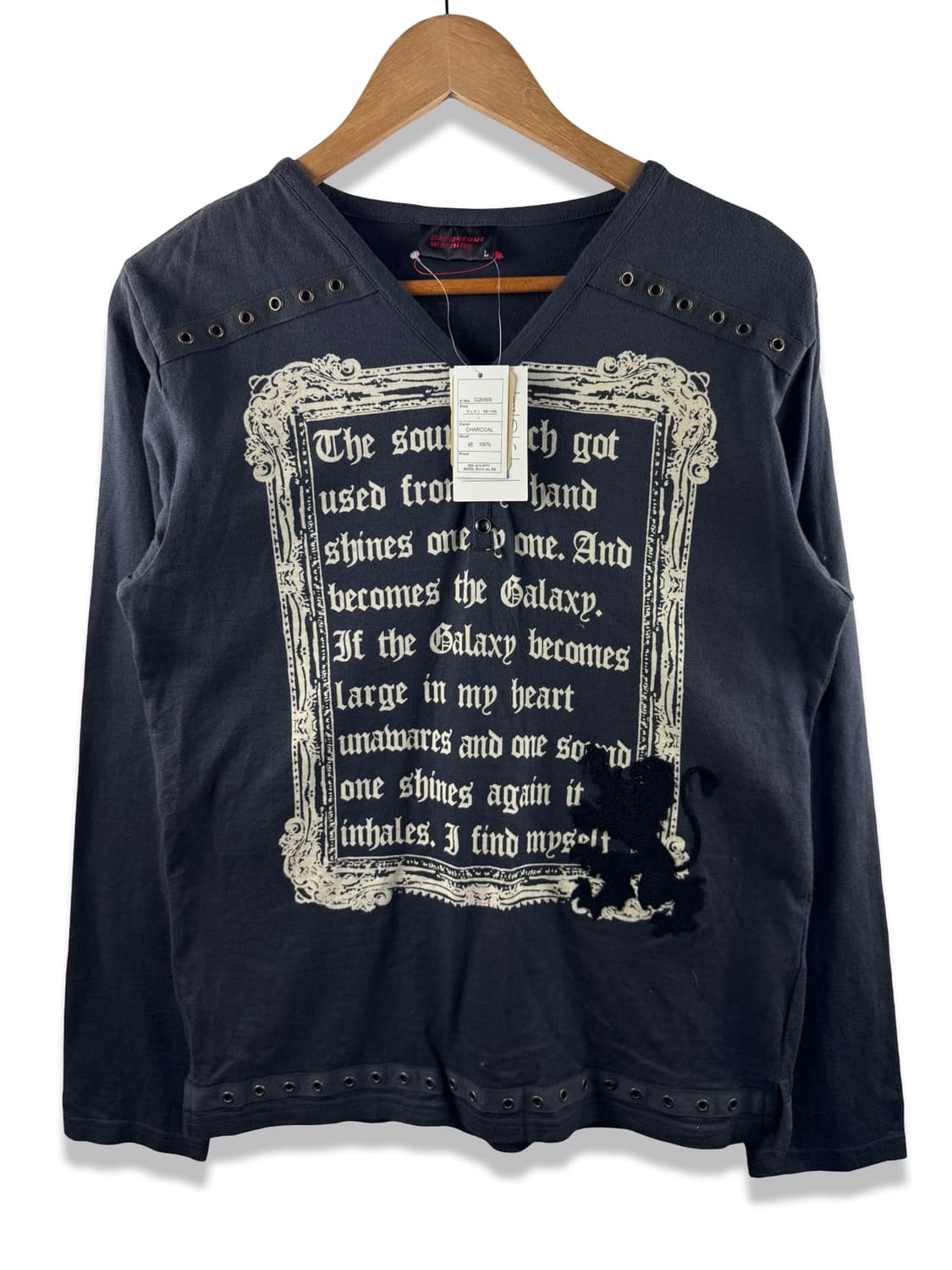 JPN Y2K 레터링 롱슬리브2156 상품이미지1