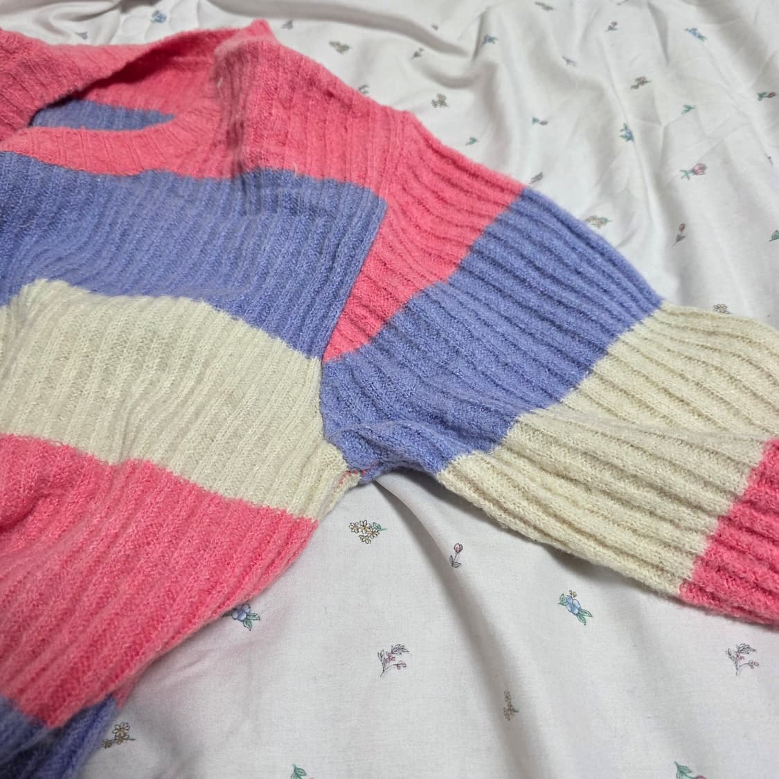 **서비스 빈티지)하구미 모리걸 로맨틱 히메갸루 니트원피스 상품이미지2