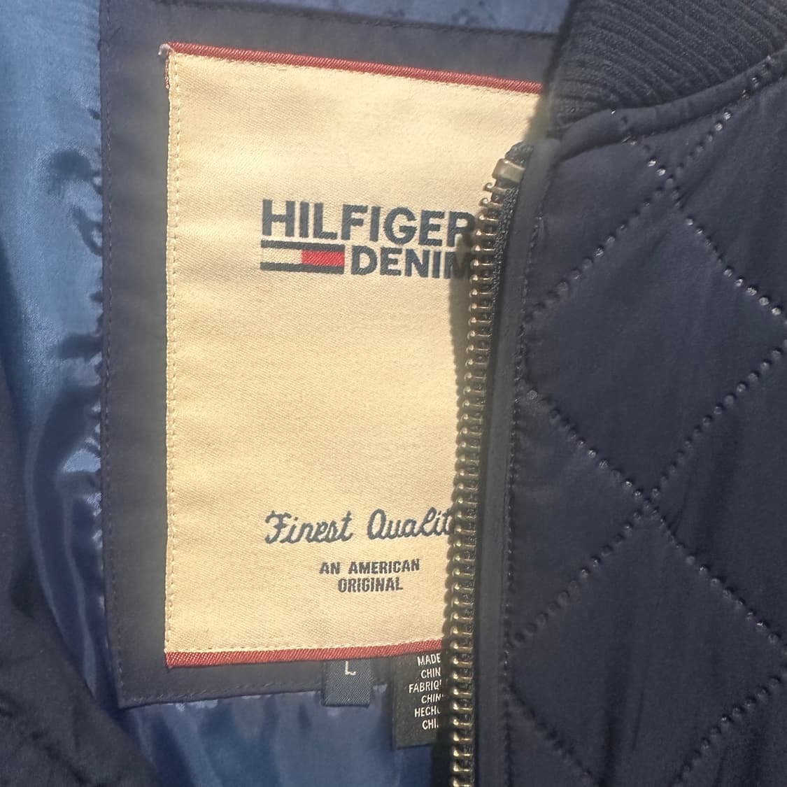 타미힐피거 네이비 퀄팅 점퍼  상품이미지6