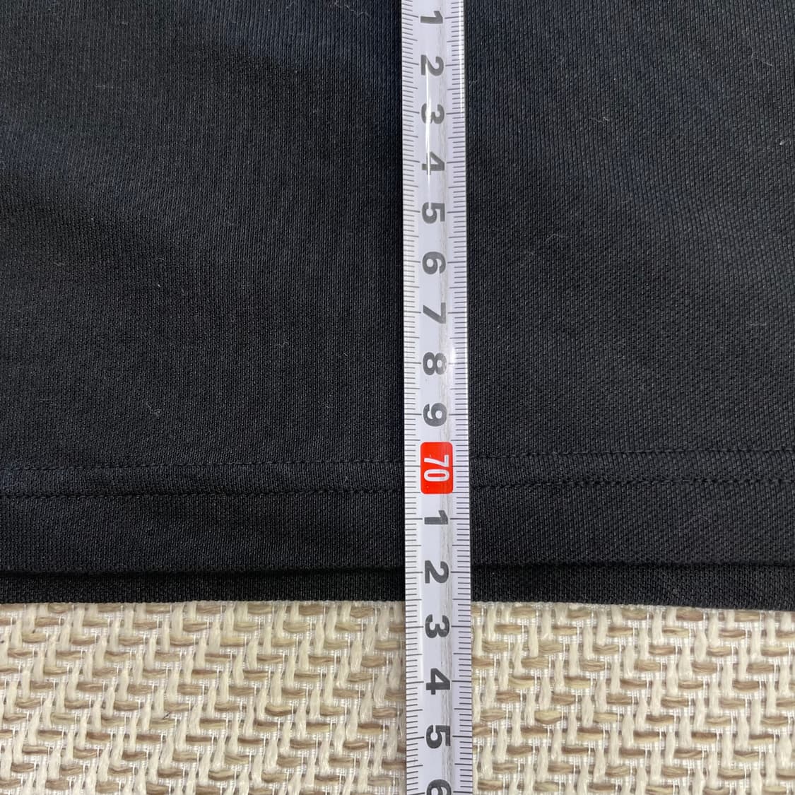 무신사 스탠다드 블랙 반팔 카라티 L 상품이미지6