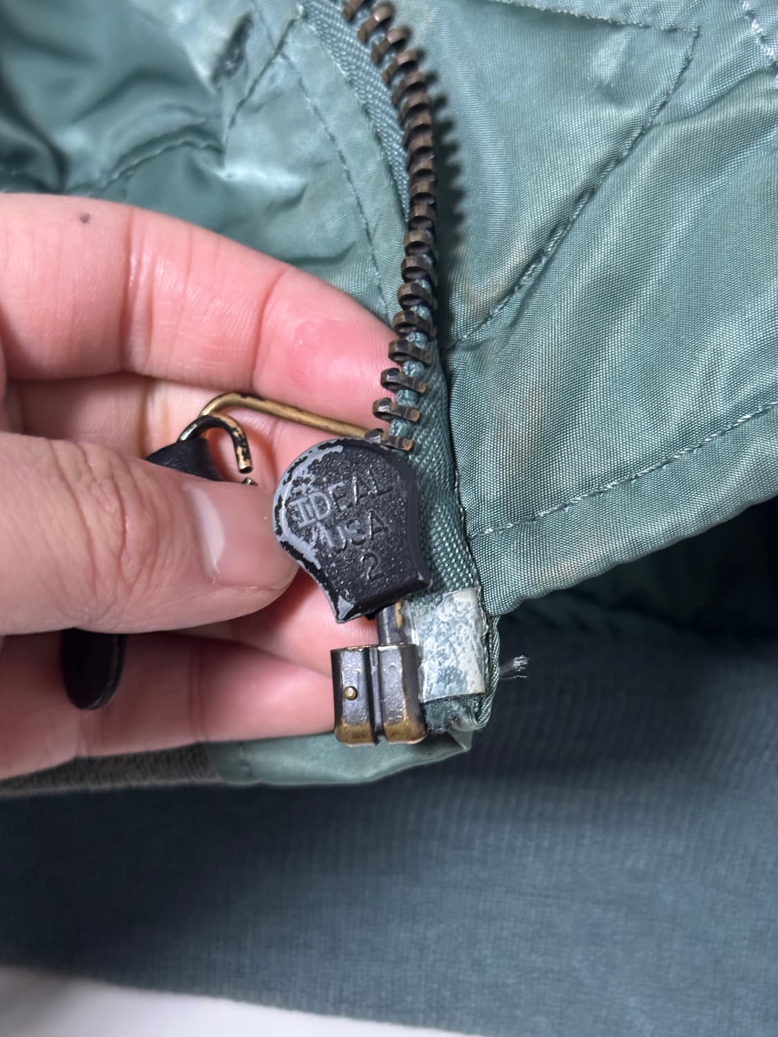 Usa 알파인더스트리 ideal 지퍼 마원 자켓 50s 복각 상품이미지6