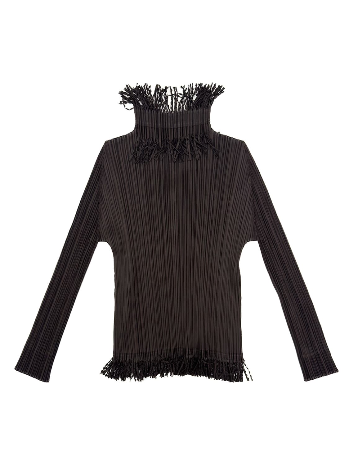 Pleats Please Fringed High Neck Top/ 3 상품이미지2