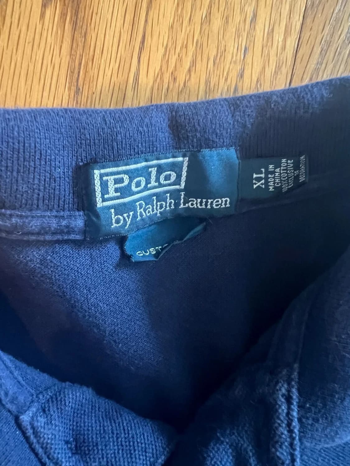 폴로 랄프로렌 빅포니 반팔 카라티 네이비 화이트 상품이미지2