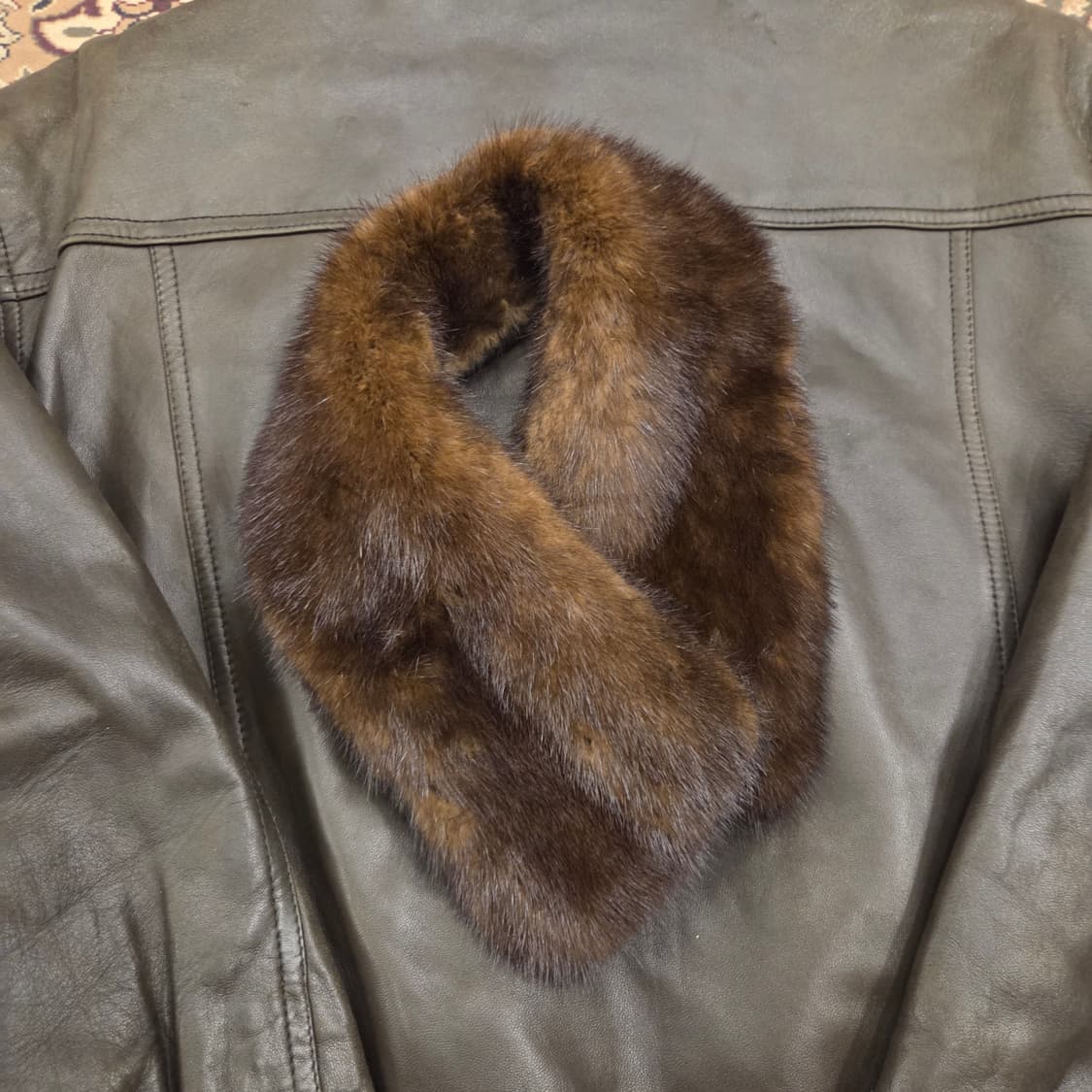 90s 라코스테 양가죽 자켓 a2 스타일 자켓 상품이미지4