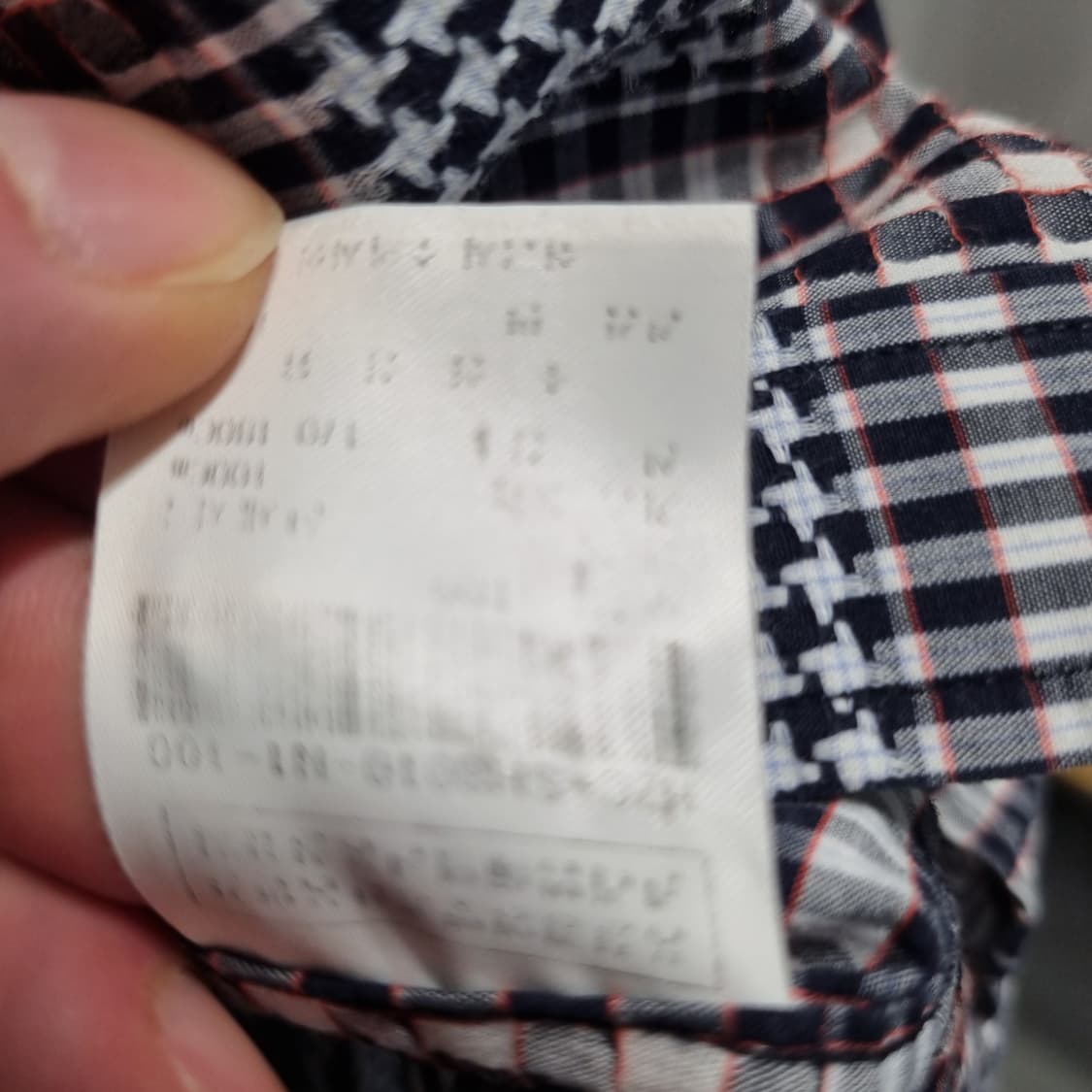 이동수골프 남성 체크 셔츠 100사이즈 상품이미지5