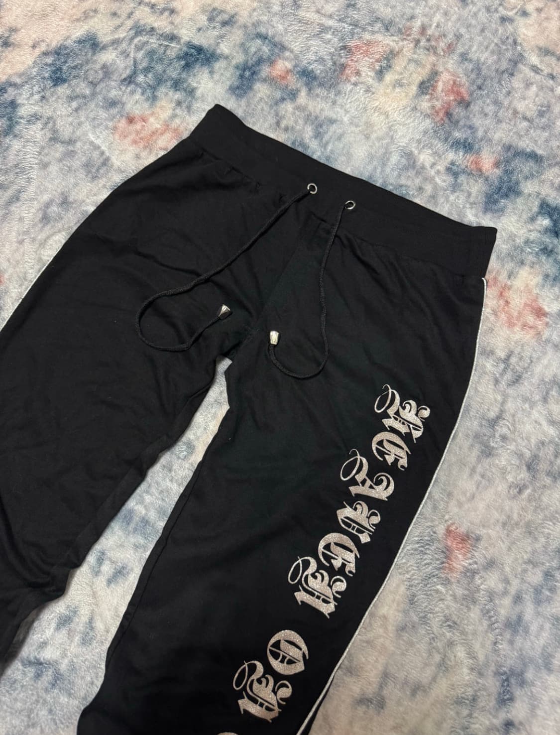 Pendora y 2k glitter flare sweat pants 상품이미지4