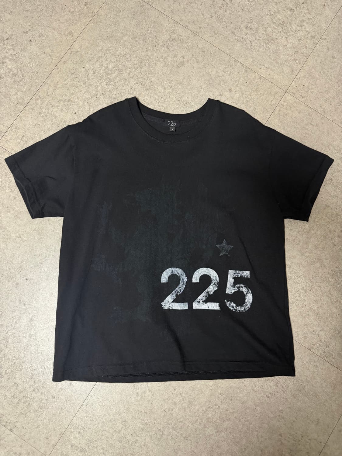 225 dragon crop T-shirt (black)  상품이미지2