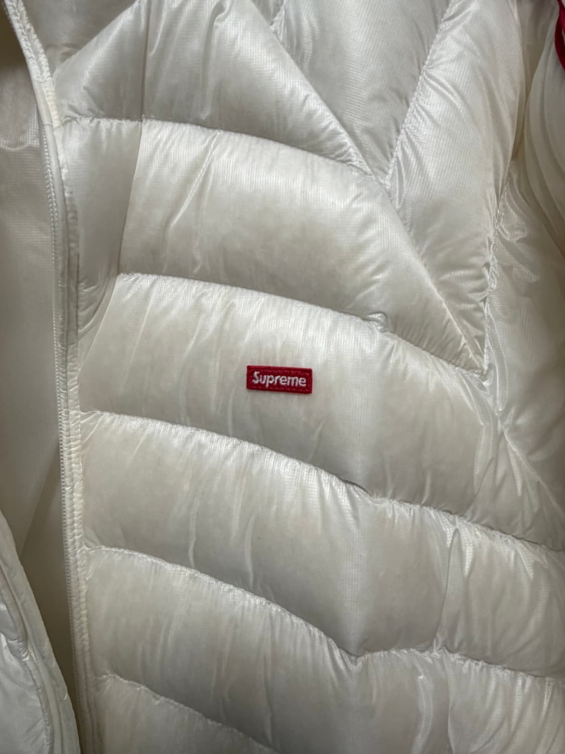슈프림 마이크로 다운 자켓 화이트(L) 상품이미지5