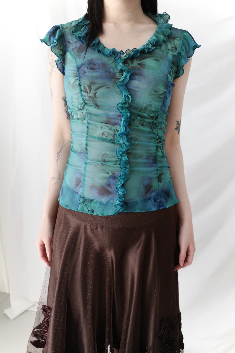 epoca) rose frill sleeveless 상품이미지4