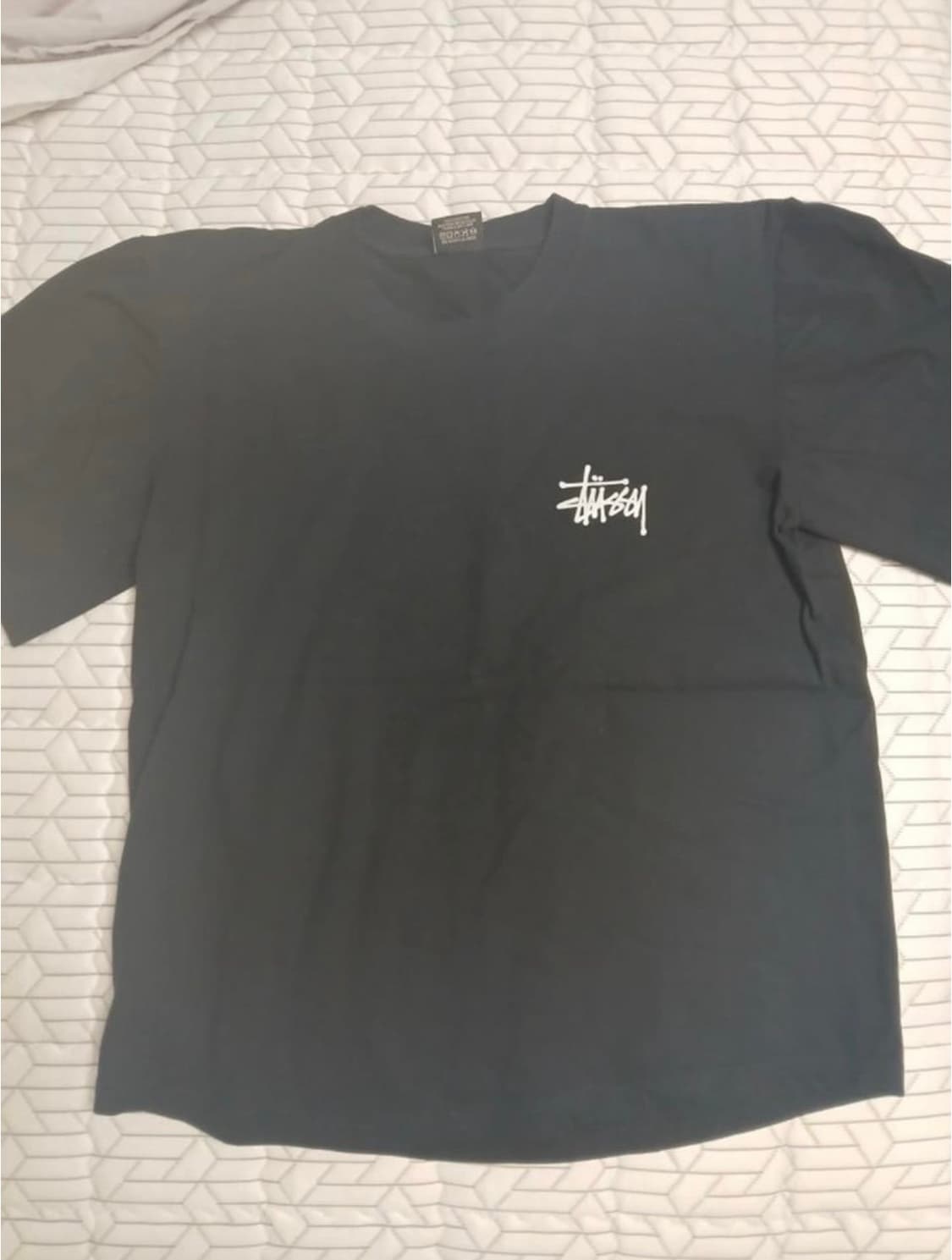 스투시 검은색 반팔티셔츠  상품이미지1
