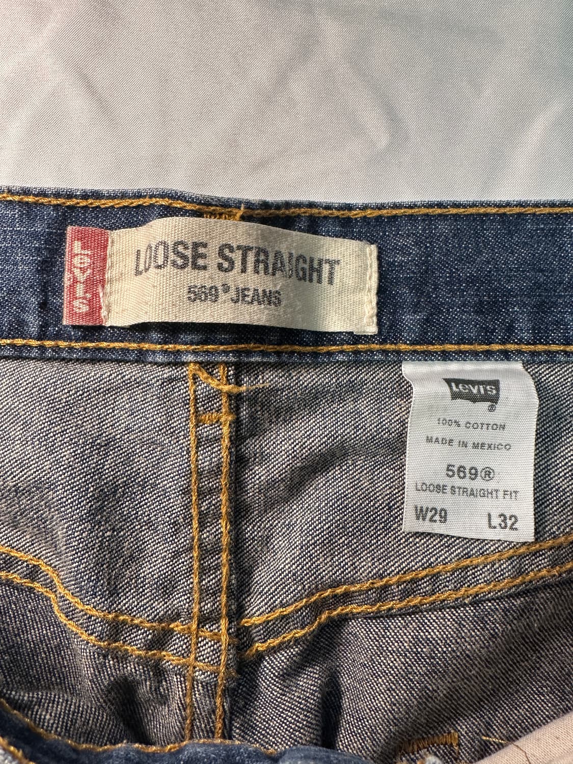 리바이스 569 루즈 스트레이트 데님 W29 L32 상품이미지4