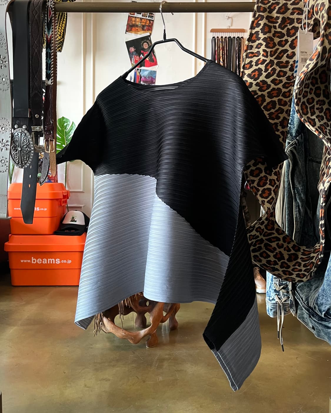 JPN Vintage Avant-garde Pleats 1/2 Top 상품이미지2
