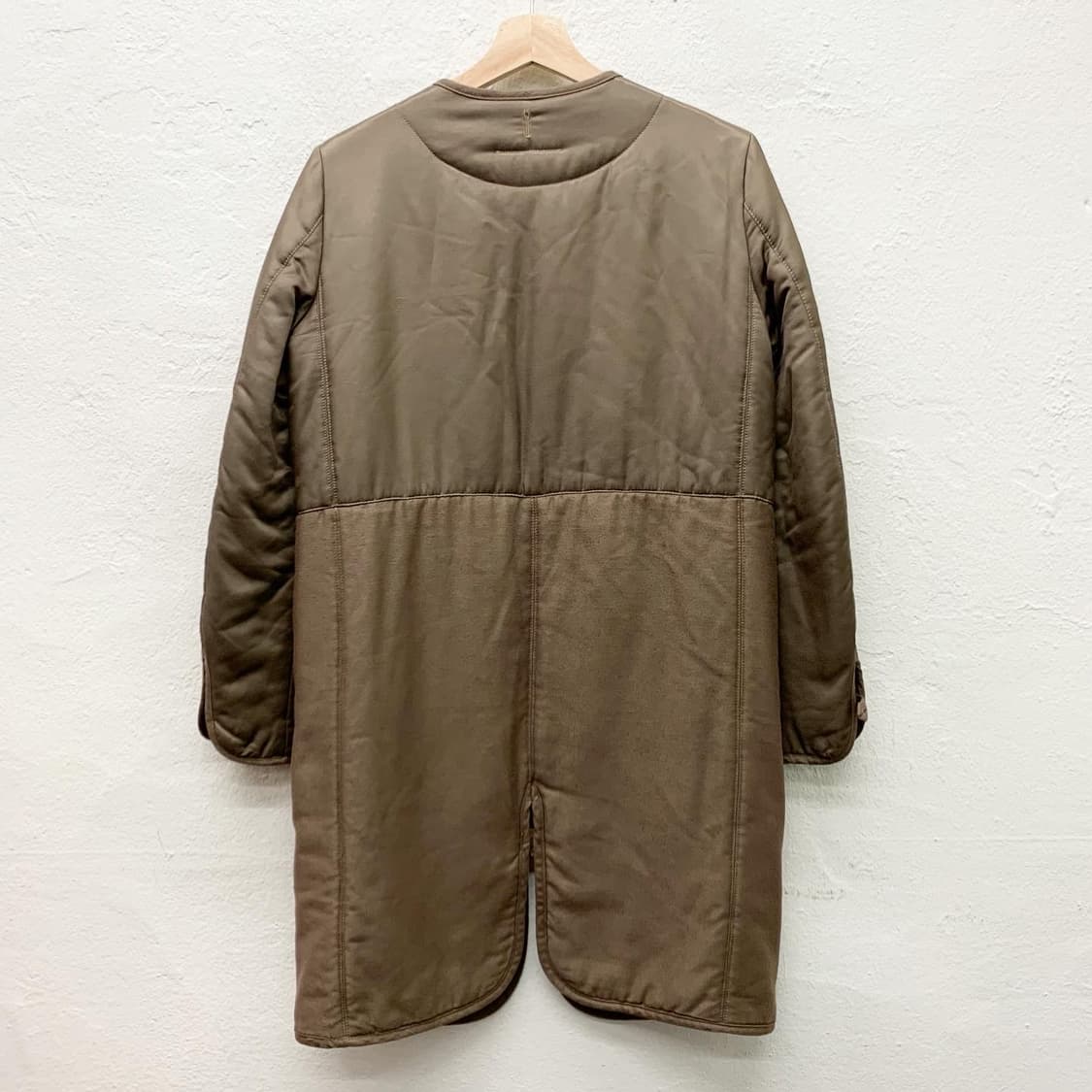 메종 마르지엘라 MM6 딥브라운 2WAY 퀄팅 롱 자켓 상품이미지4