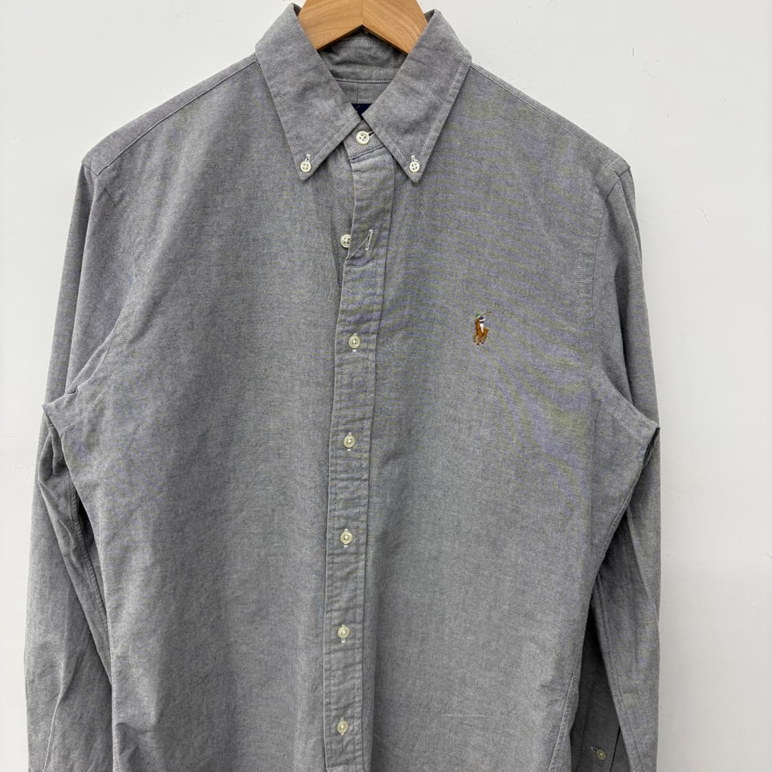 폴로 랄프로렌 옥스포드 셔츠 회색 남성 M 상품이미지2