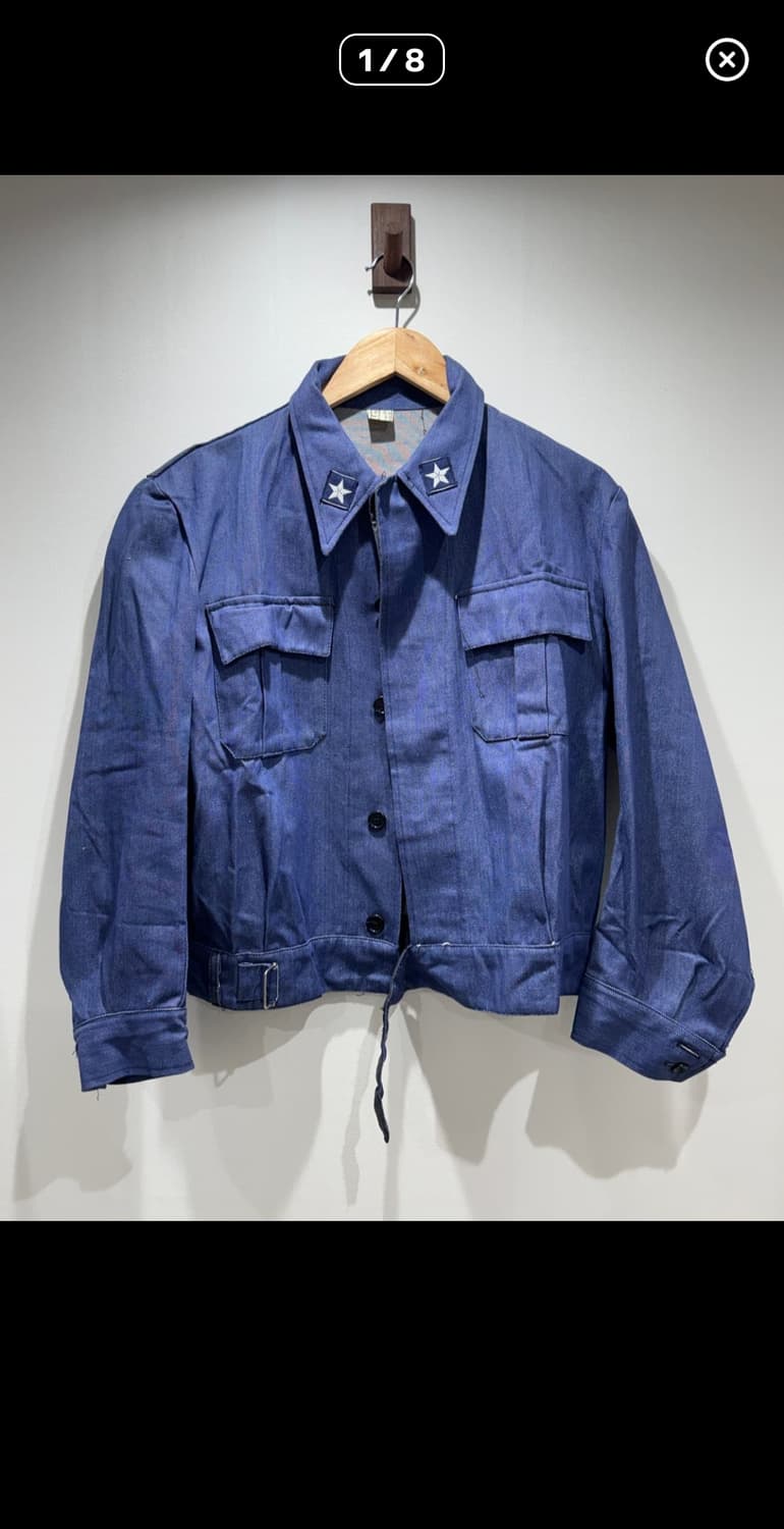1987 이탈리아군 데님 자켓 상품이미지1