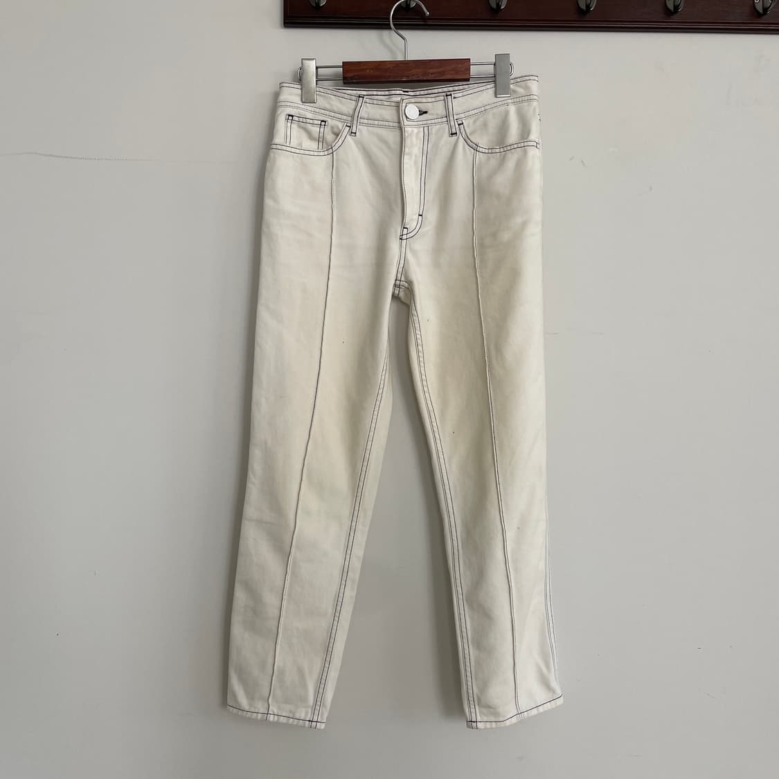산드로 화이트 데님 청바지 상품이미지1