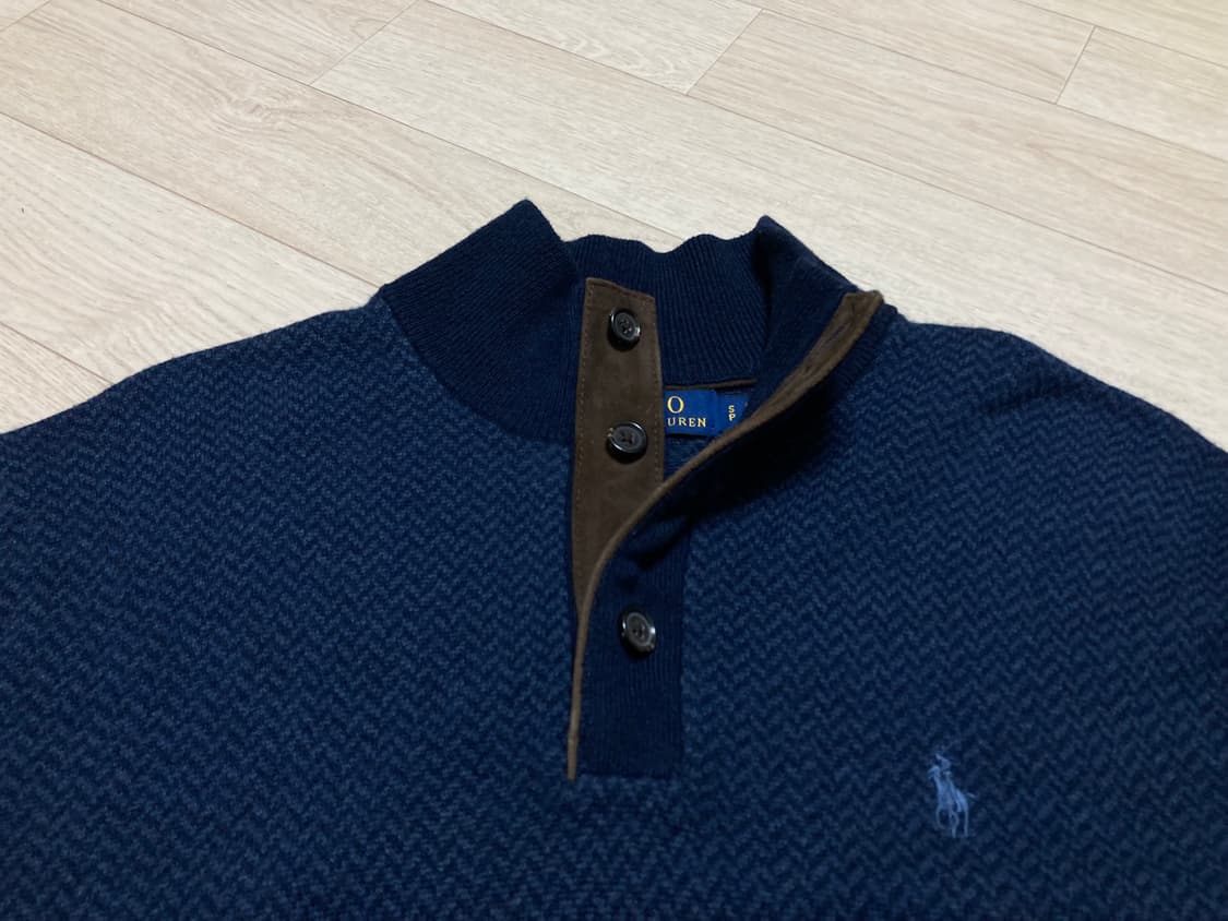 폴로 헤링본 니트 S(95) 판매 상품이미지6