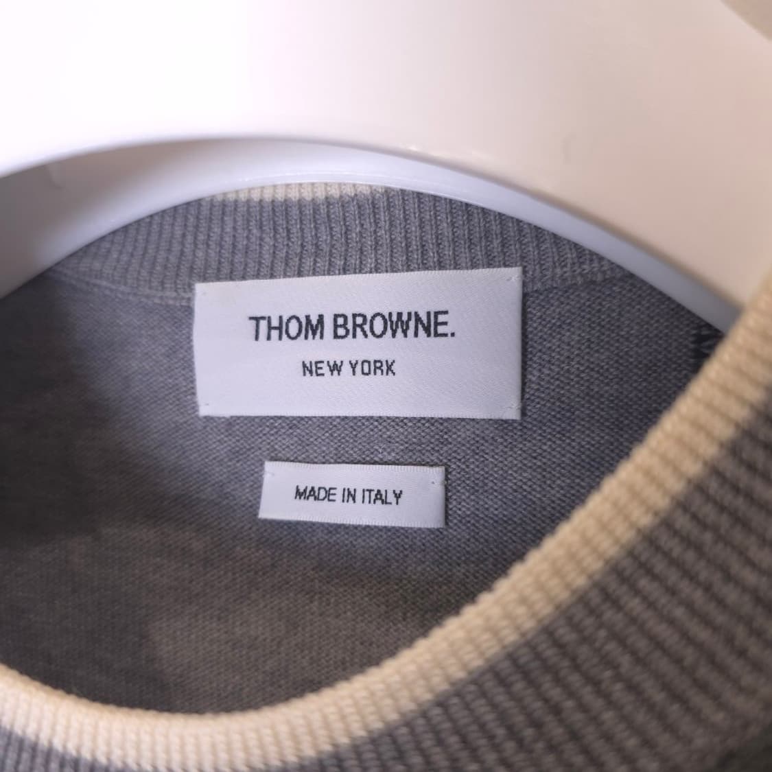 [중고/정품] 톰브라운 사선 버드앤비 펀믹스 니트 2 상품이미지3