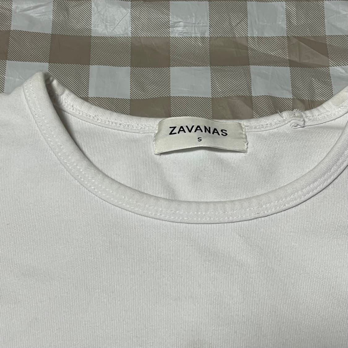 자바나스 반팔티 화이트 S 기본 베이직 자바 나스 무지티 상품이미지2