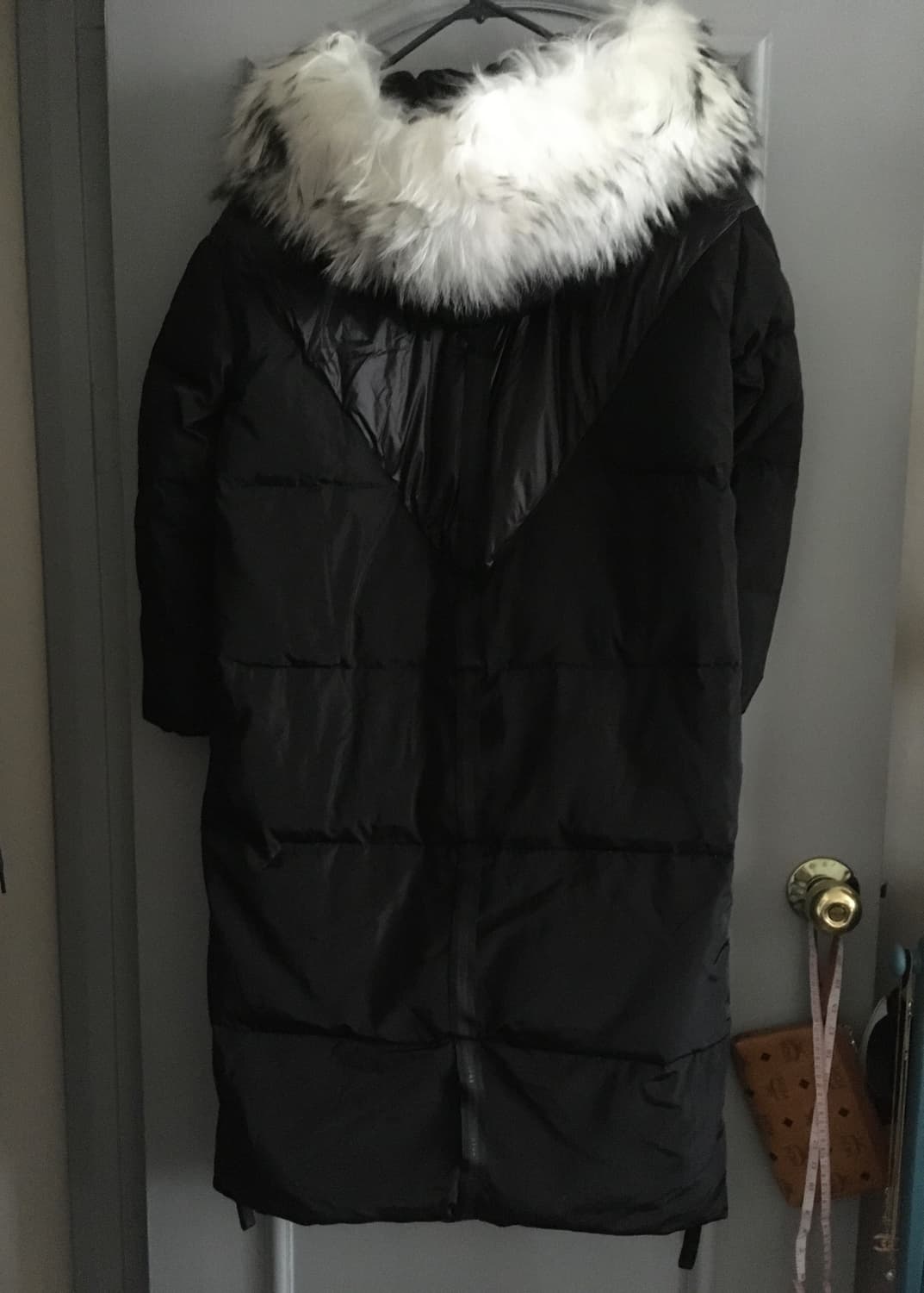 쥬시쥬디 퍼 다운 롱패딩 80사이즈 거의새거 상품이미지3