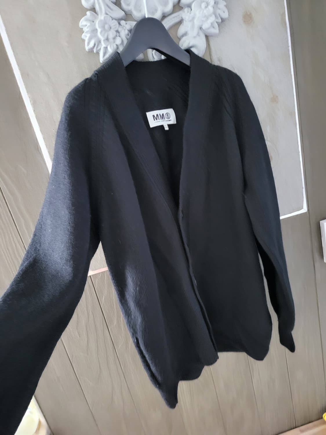 MM6 메종 마르지엘라 블랙 가디건 XS 상품이미지3