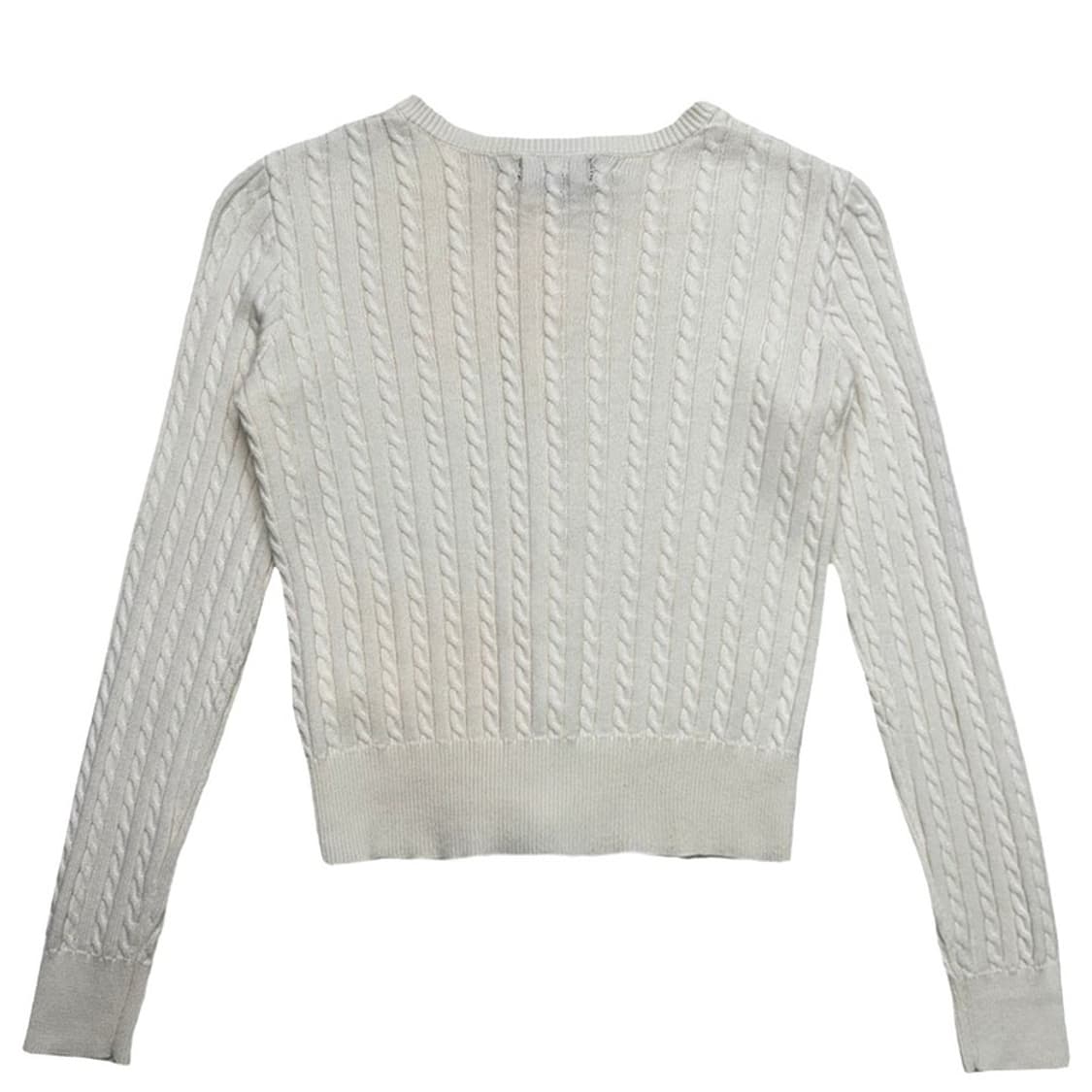 폴로랄프로렌 블랙라벨 아이보리 케이블 코튼 가디건 M 상품이미지8