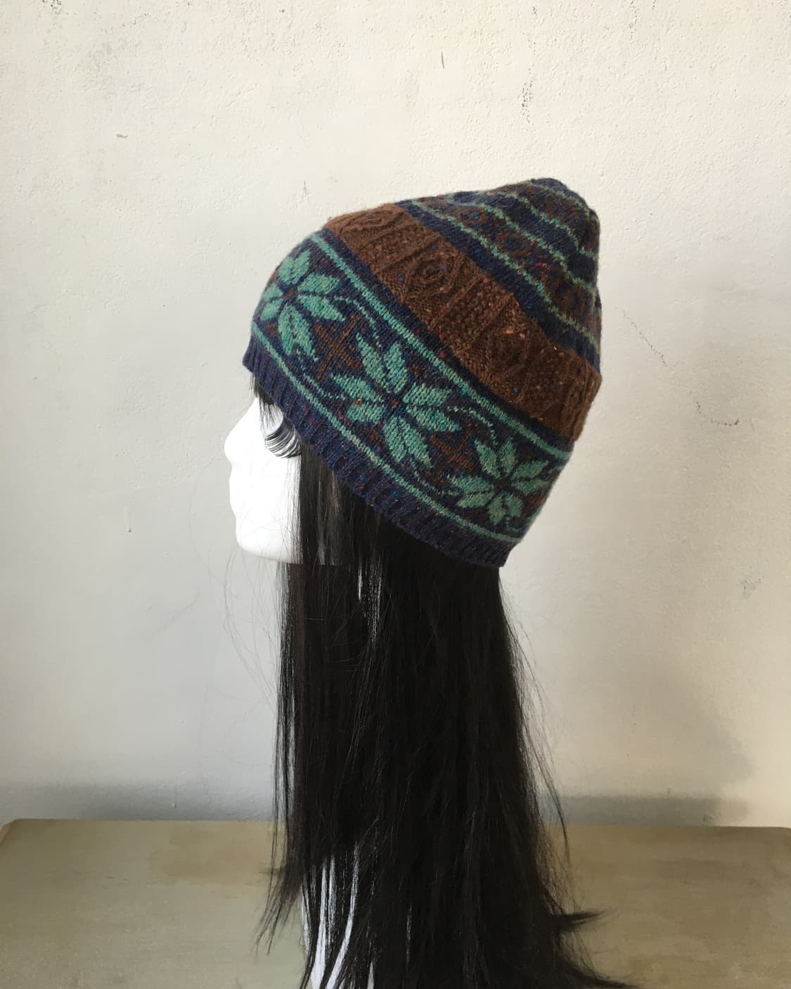  nordic pattern knit beanie 상품이미지1