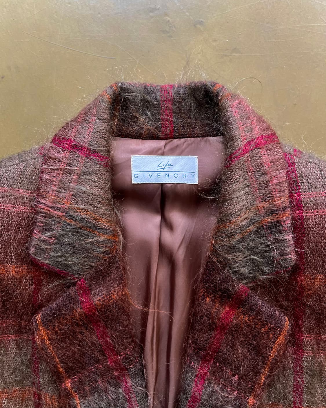 1970-80s Life by GIVENCHY Old Mohair JK 상품이미지5