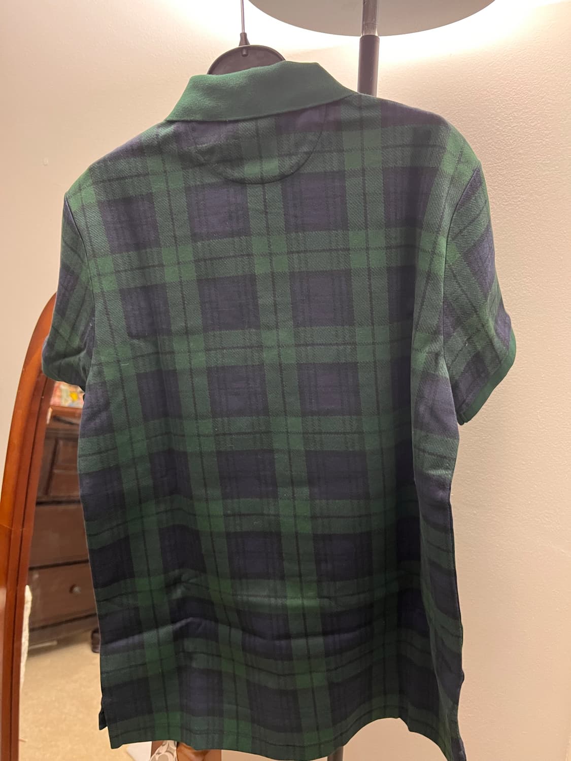 [새상품/미국구입]폴로 랄프로렌 커스텀 슬림핏 블랙와치 메시 폴로 셔츠 상품이미지6