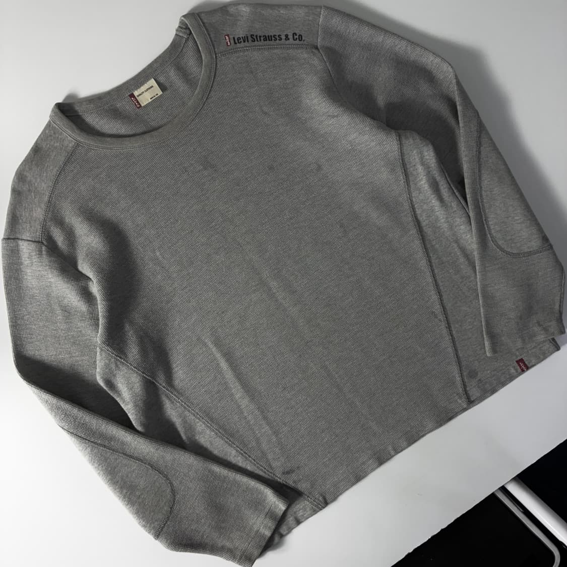 Levi's  리바이스 엘보패치 그레이 롱슬리브   상품이미지2