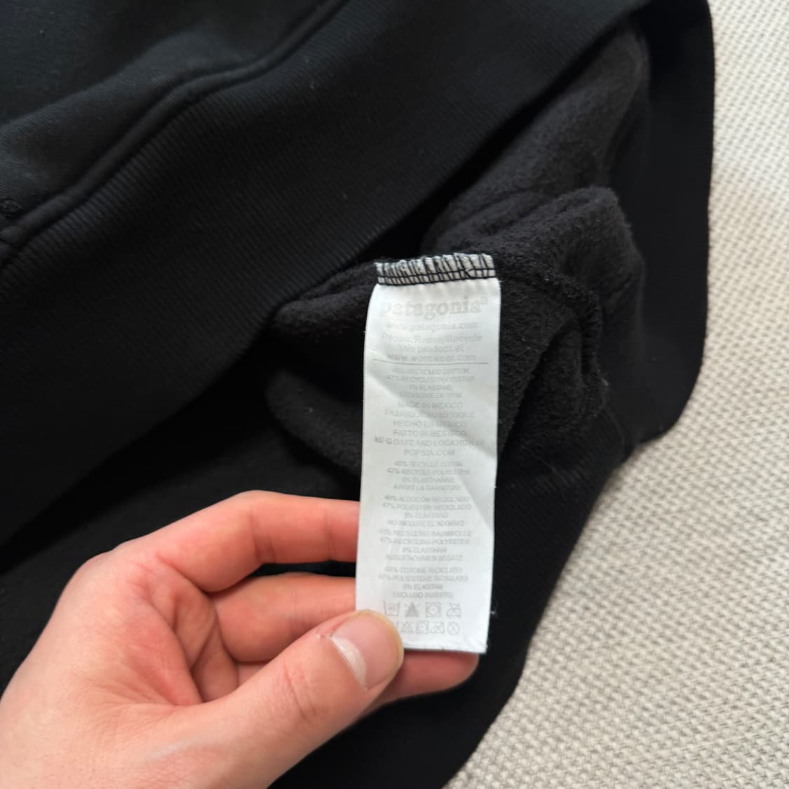 파타고니아 빅로고 후드티 상품이미지4