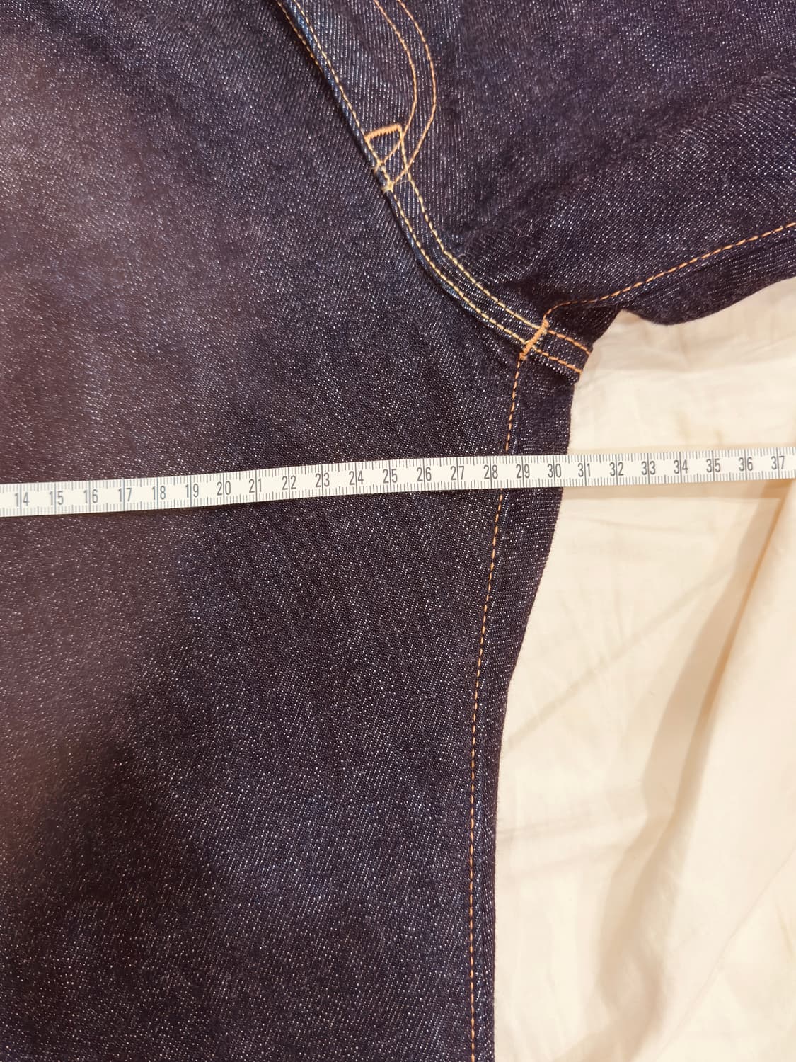 클래식 15.7oz #300 슬림 인디고 33사이즈 새상품 상품이미지6