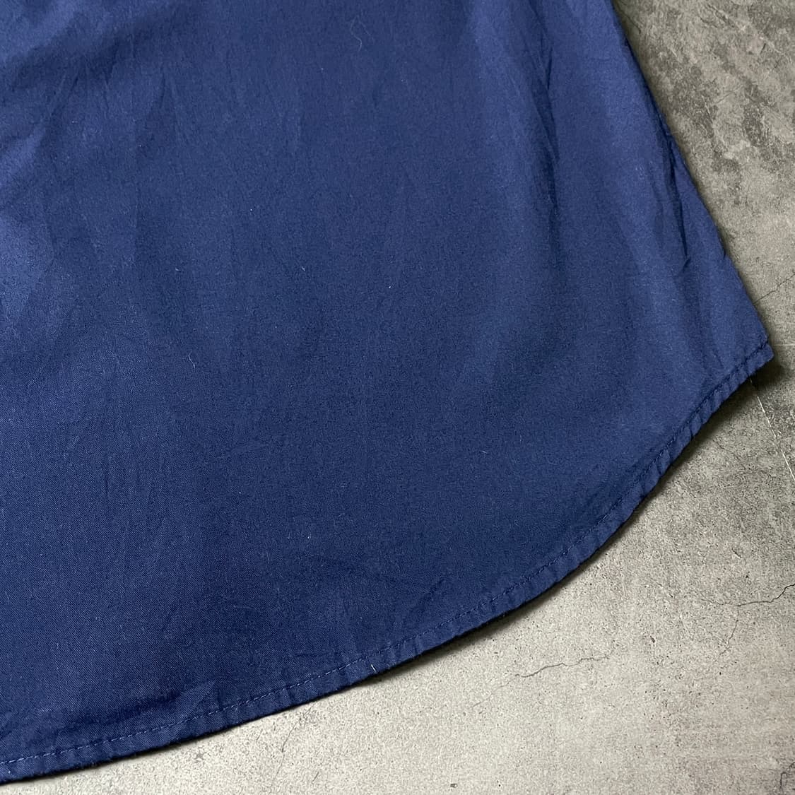 LANDMARK 빈티지 네이비 코튼 반팔 셔츠 A00770 상품이미지8