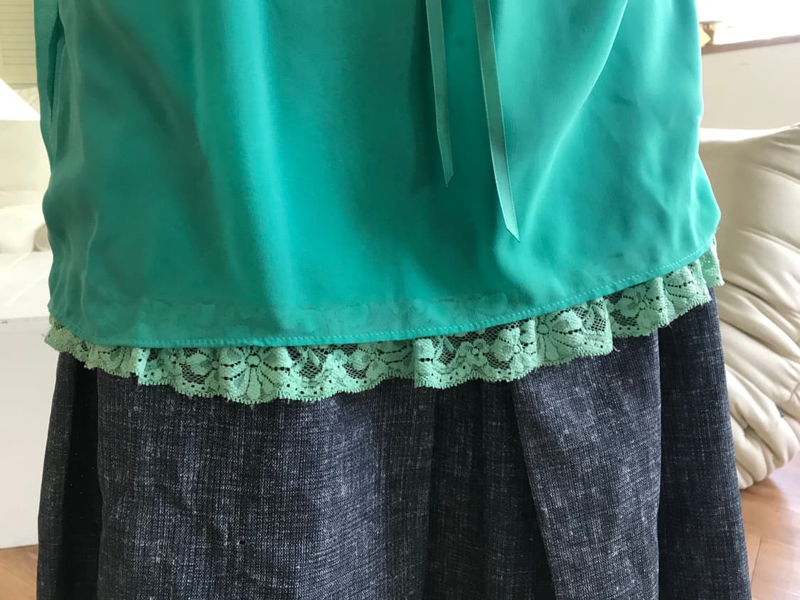 vintage lace blouse 상품이미지5