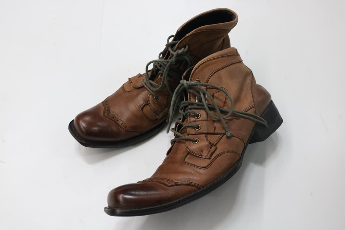 훕데두 레더 스퀘어토 부츠 상품이미지4