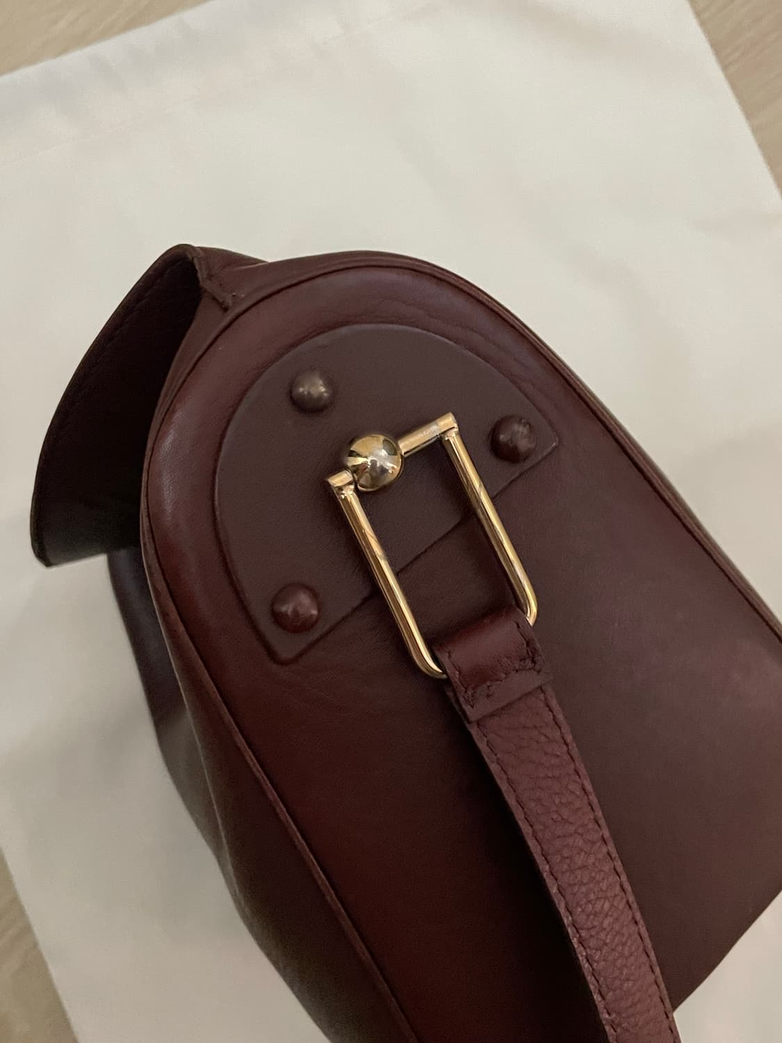 르메르 폴디드백 버건디 상품이미지3