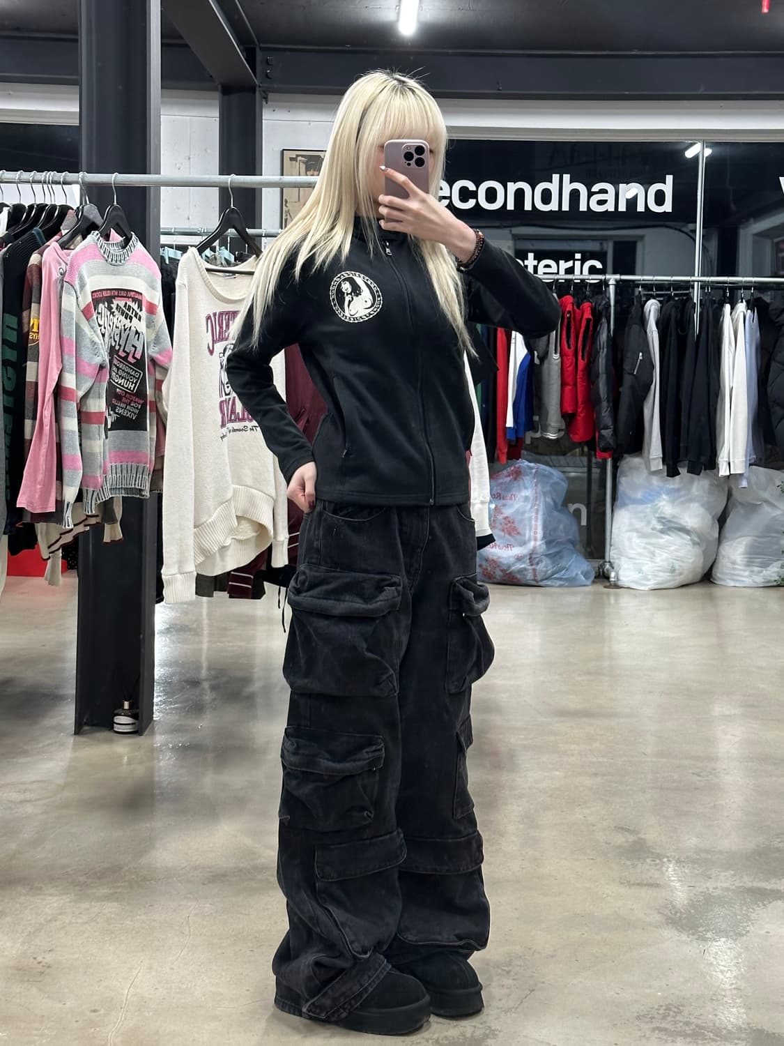 히스테릭 글래머 모터시티 져지 자켓 상품이미지2