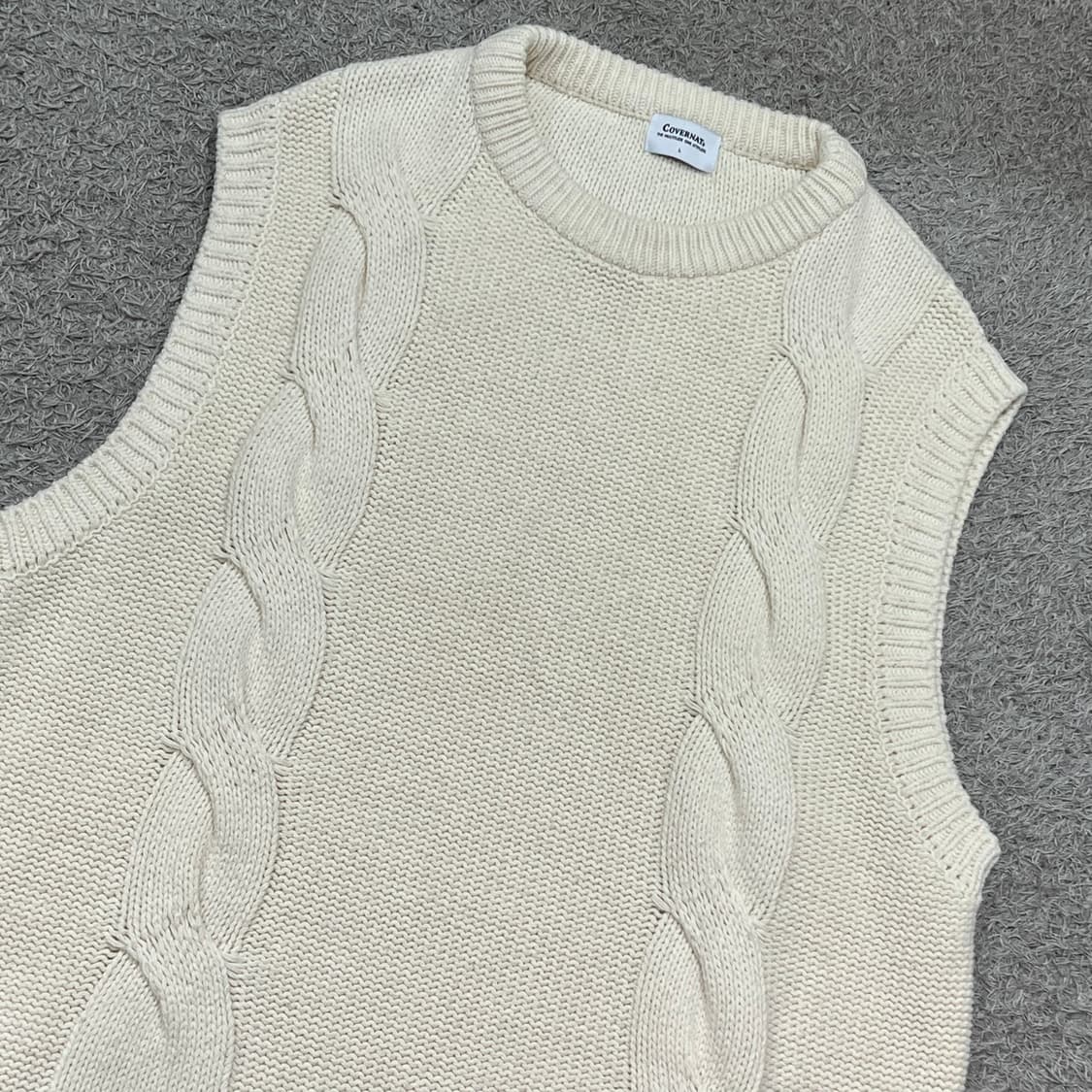 [100] 커버낫 니트조끼 상품이미지1