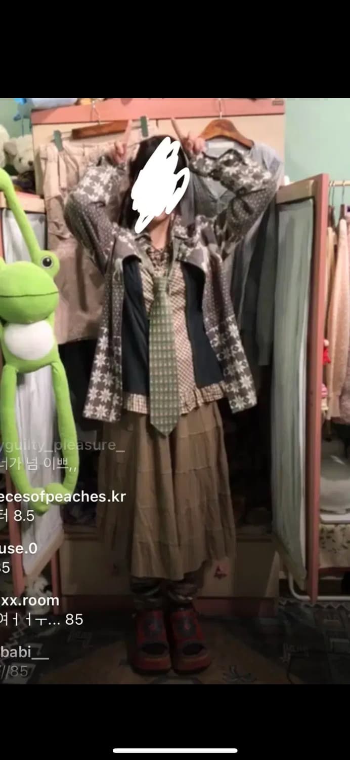 카모메산장 빈티지 교복 모리 코디 세트 상품이미지2