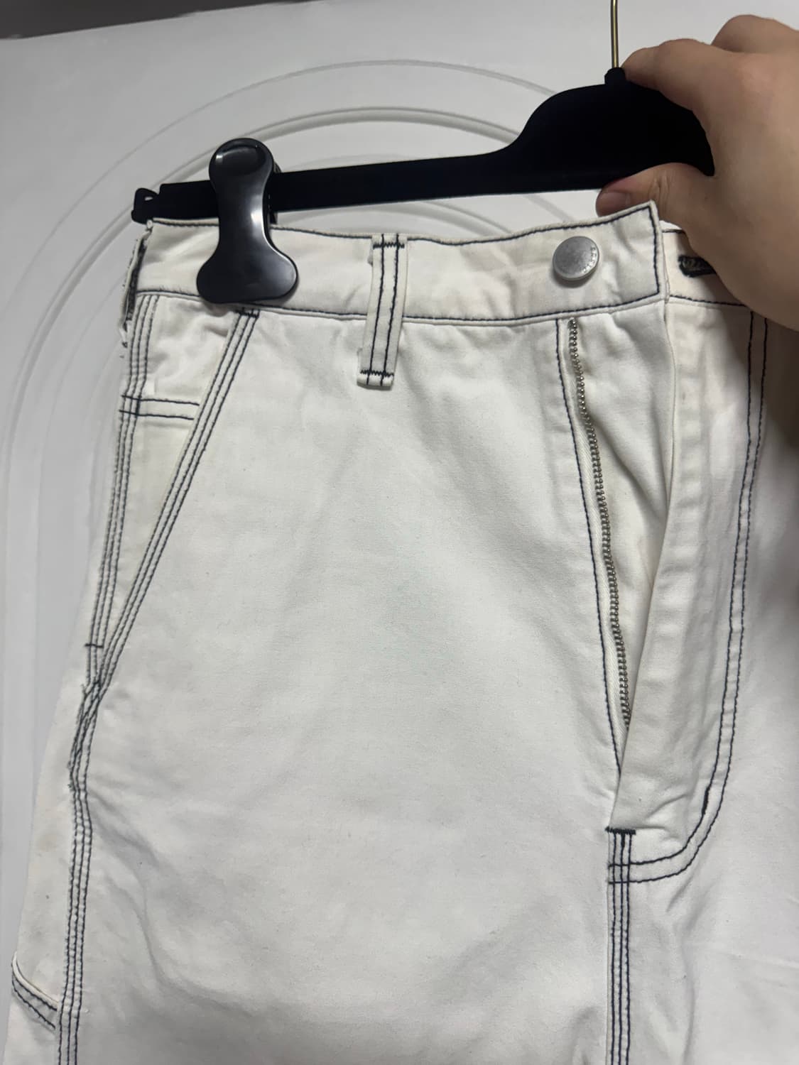 지에다Jieda 화이트 카펜터 팬츠 상품이미지3