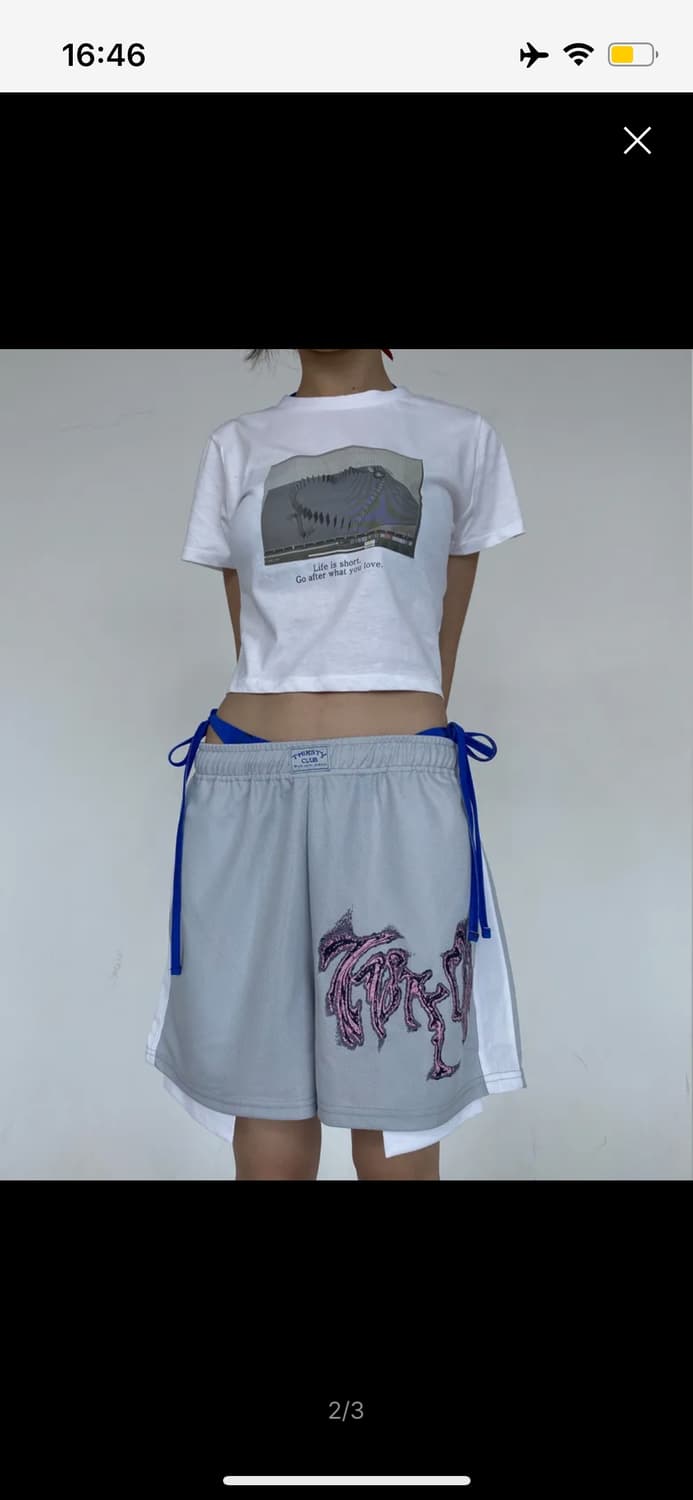 Alleyoop mesh short pants - Grey 상품이미지2