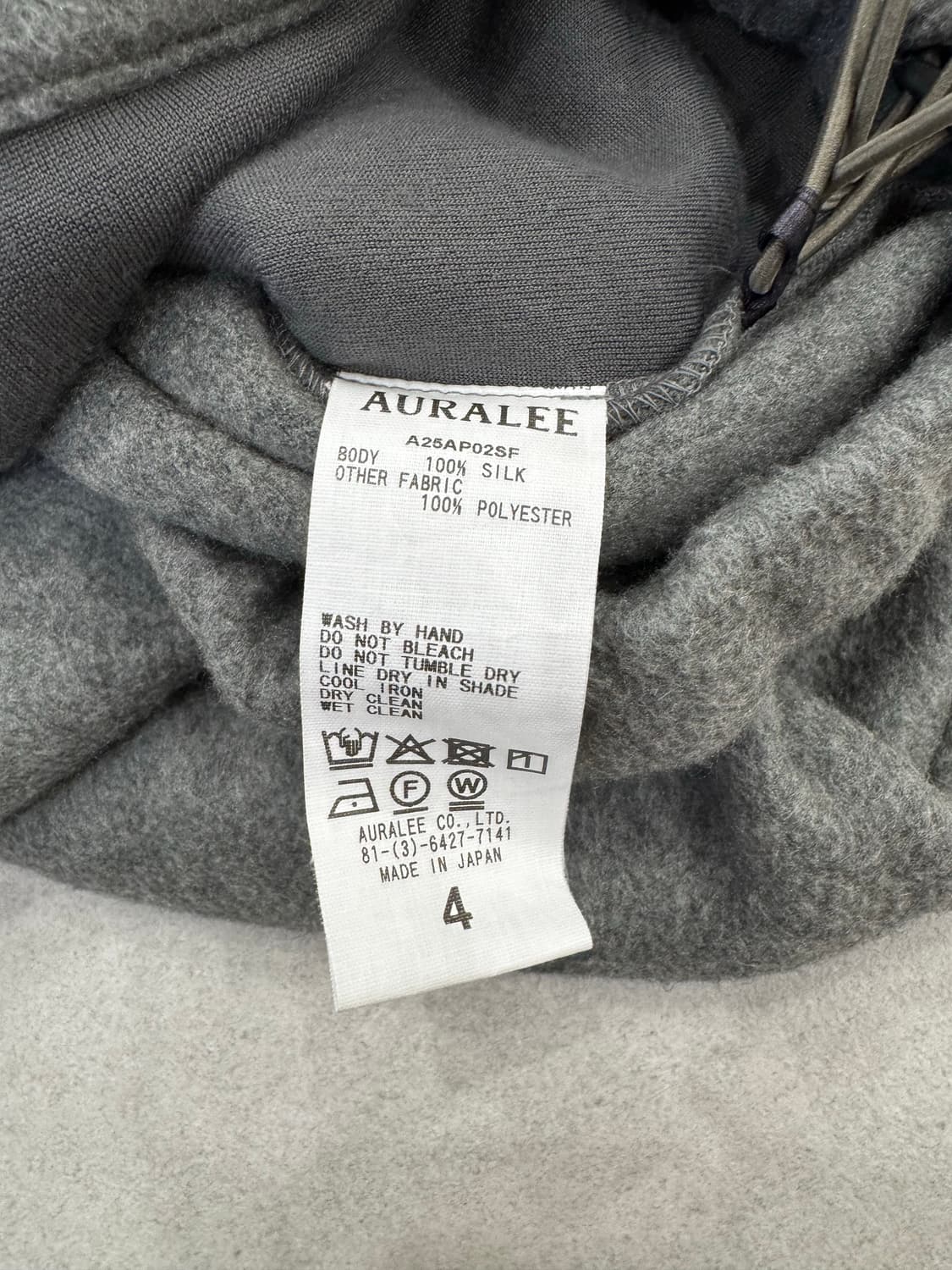 오라리 플리스 하프 집업 그레이 4 상품이미지3