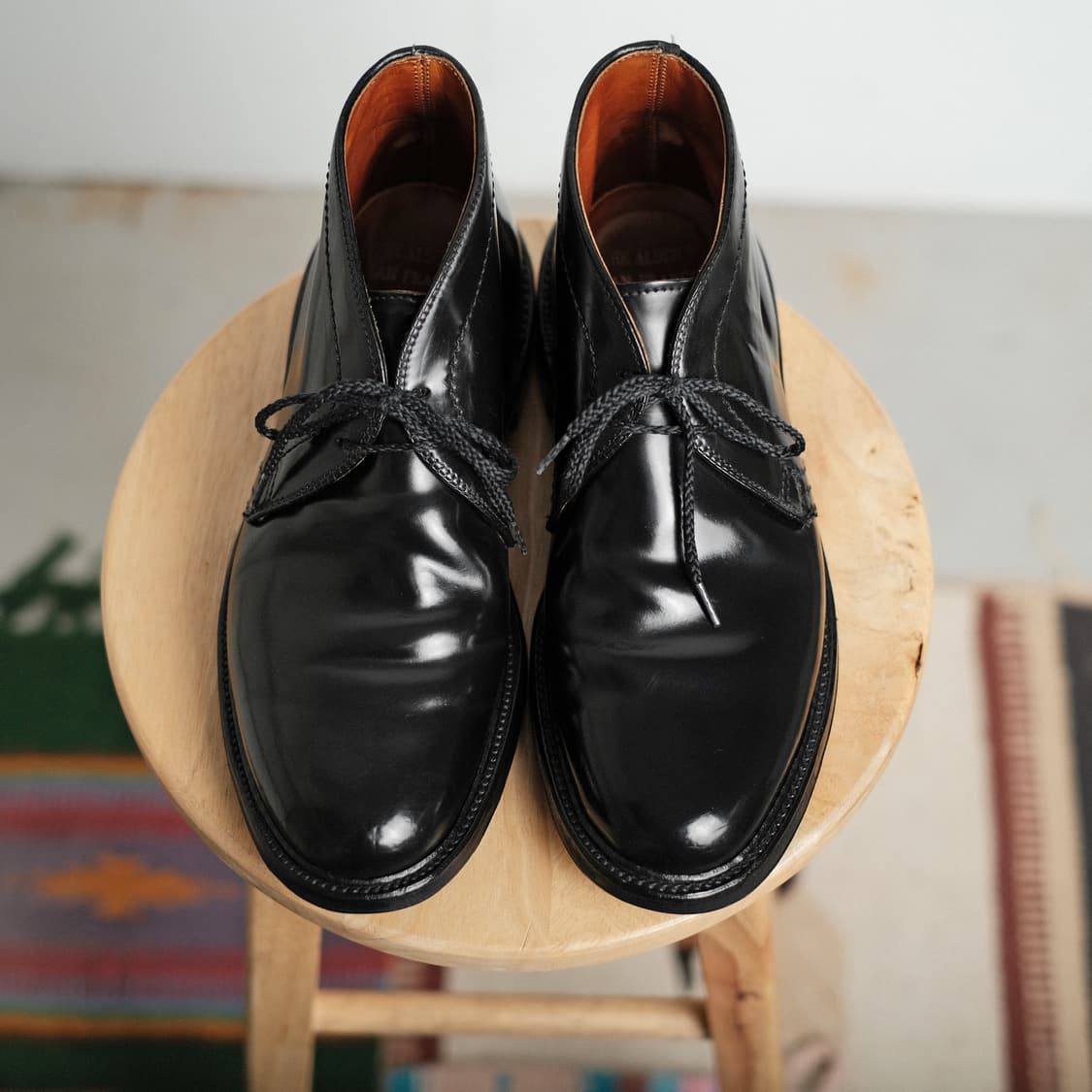 알든 1340C 6.5D(250사이즈) 블랙 쉘 코도반 처카부츠 상품이미지7