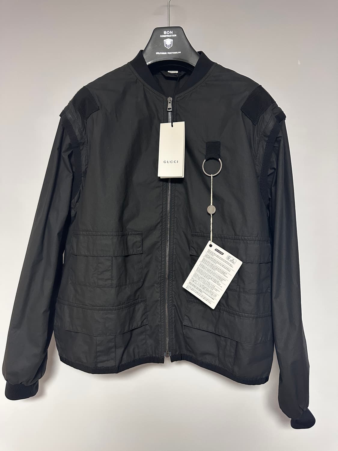 구찌 멀티 봄버 ma-1 블루종 보머 자켓 새제품 95-100 상품이미지1