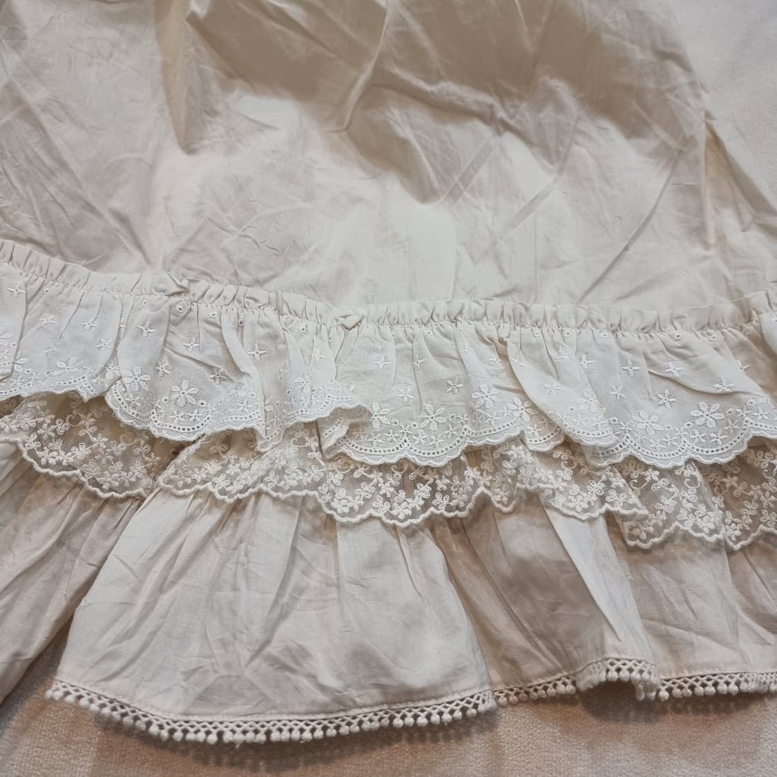 레이스 프릴 스커트 상품이미지5