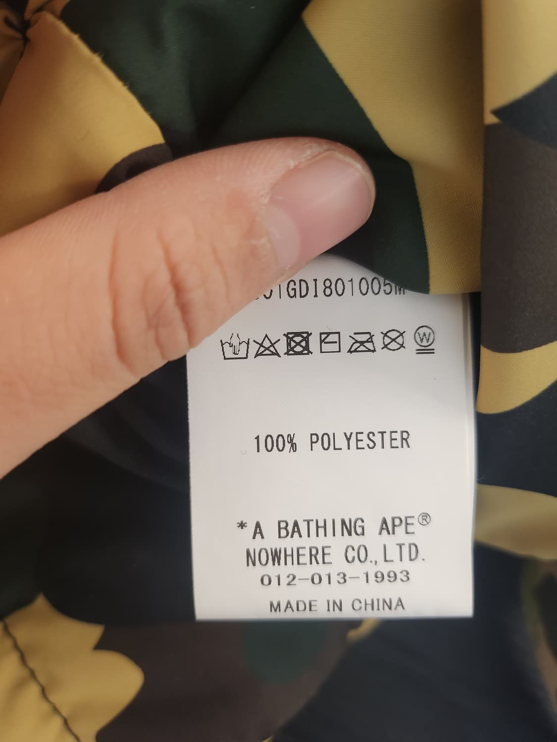 베이프 패딩 플리스 포켓 머플러 상품이미지6