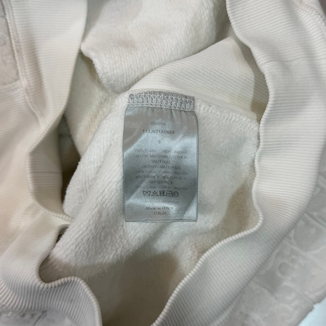 [리오브] 디올 오블리크 테리 후드 상품이미지5