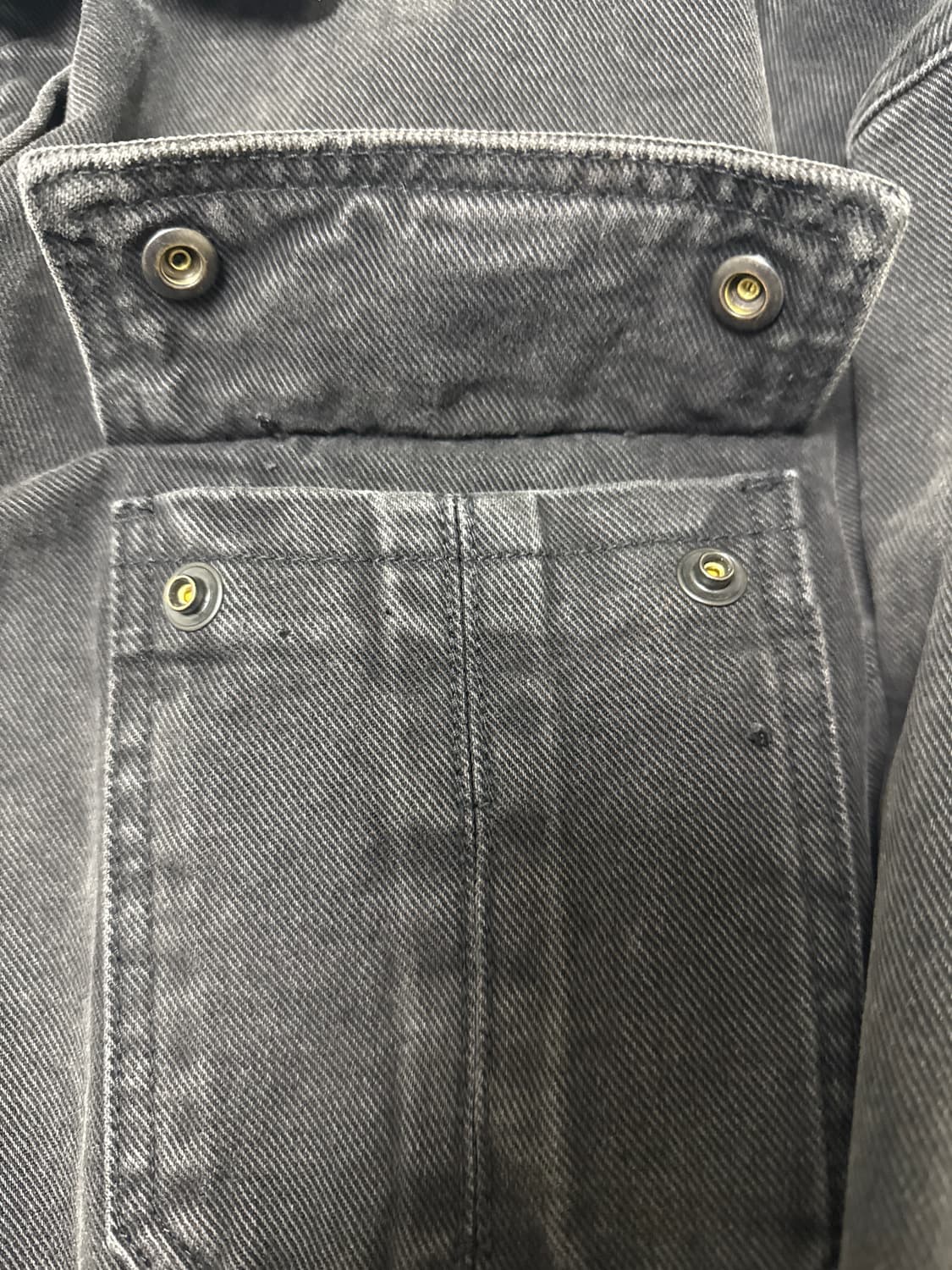 준지 흑청 트러커자켓(셔켓) 50사이즈 상품이미지6