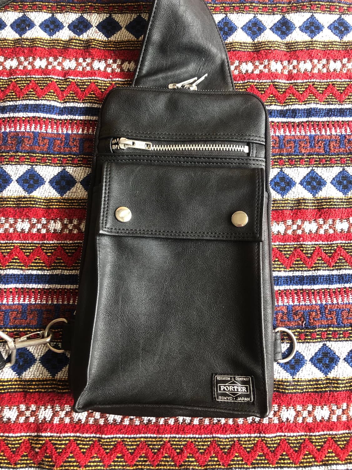 요시다 포터 레더 슬링백 상품이미지3