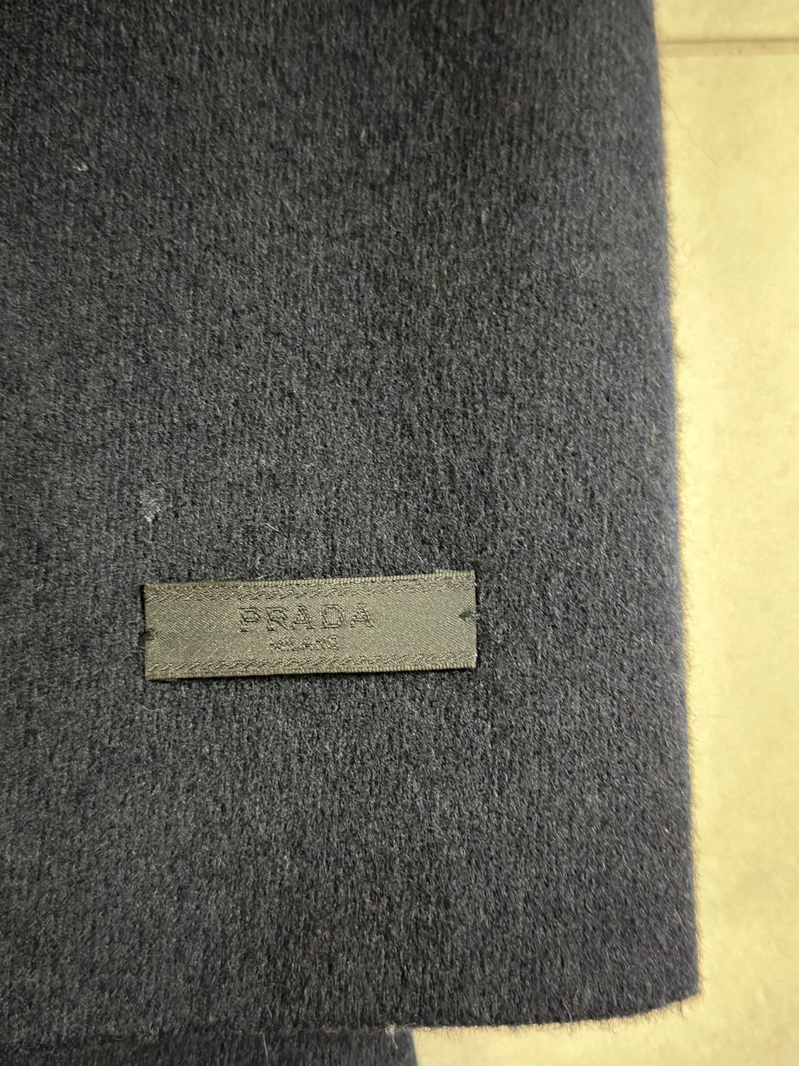 정품 프라다 25fw  울 싱글브레스티드 롱코트 상품이미지4